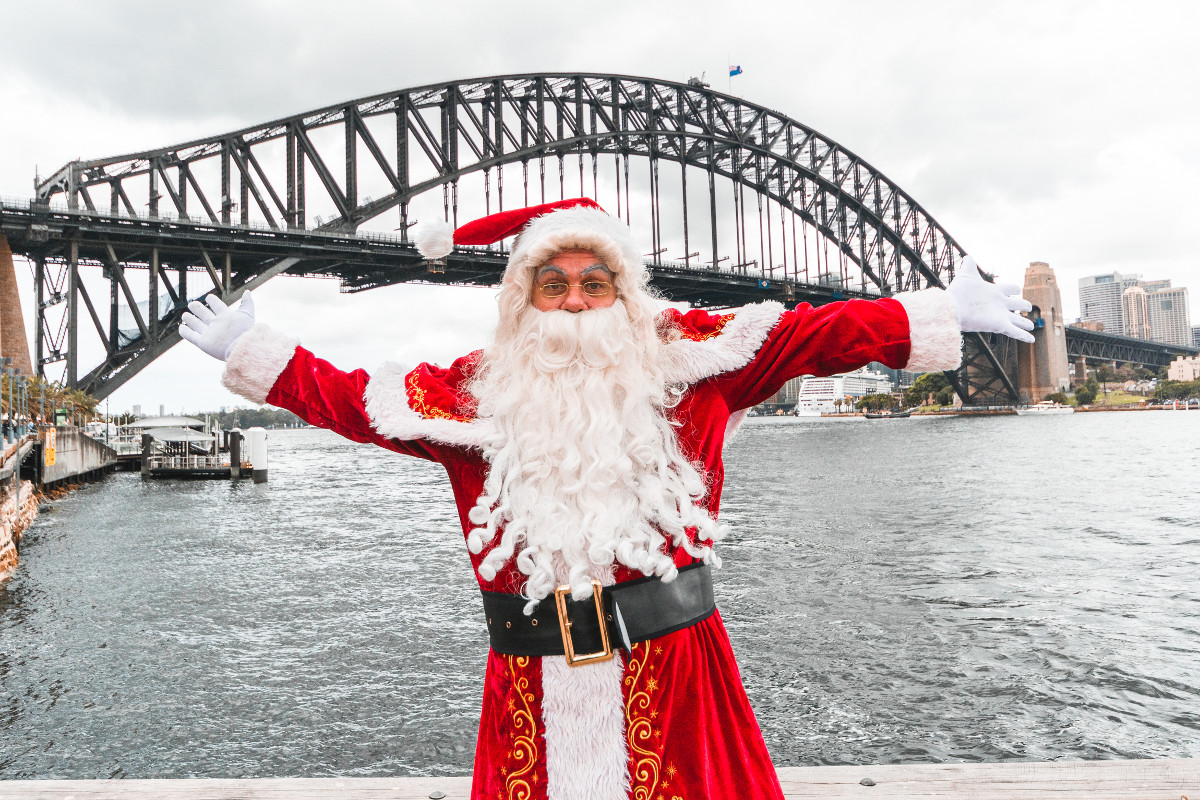 Christmas 2022: Quirky and Memorable Santa Photos in Sydney. Luna Park. Image supplied.