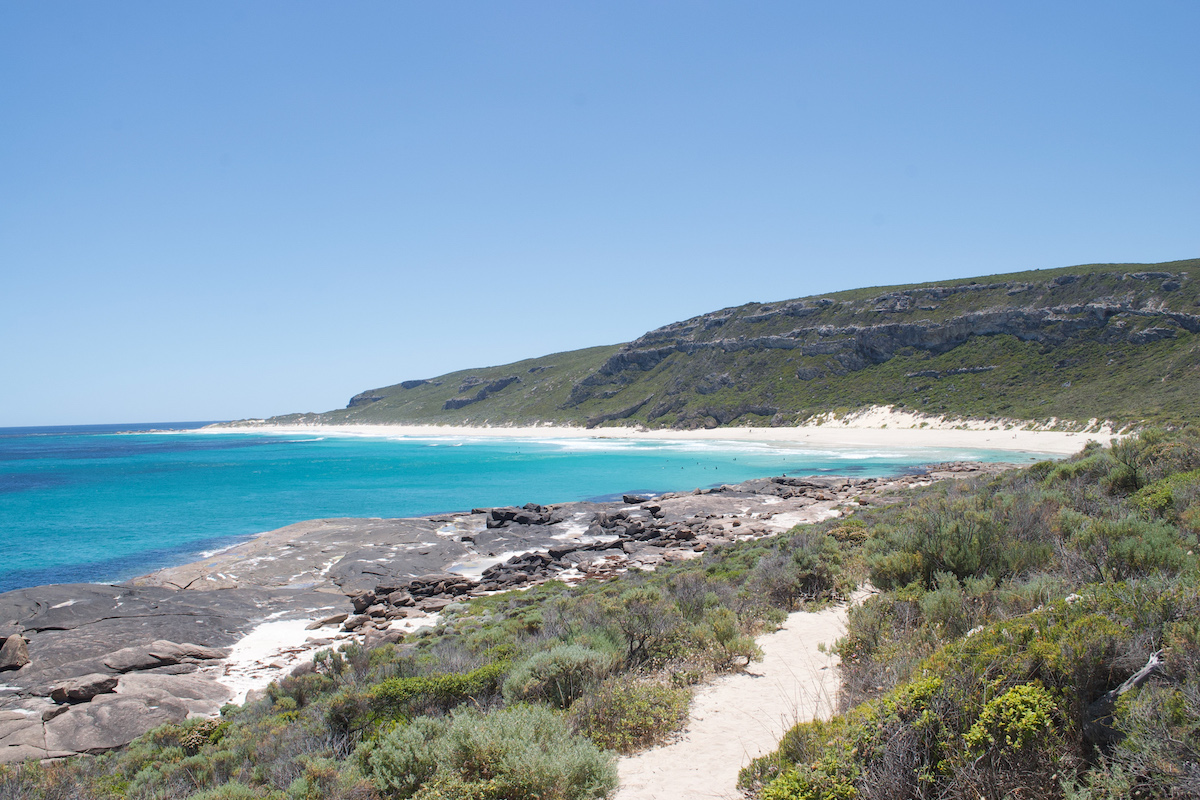 The view overlooking Conto Springs Beach. Photographer: Amy Delcaro. Hunter and Bligh.