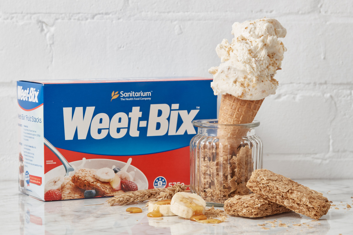 Weet Bix with Honey and Banana. Image: Supplied