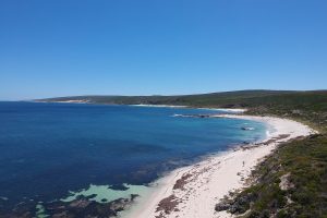 The view overlooking Kilcarnup Beach. Photogrpaher: Amy Delcaro. Image supplied.