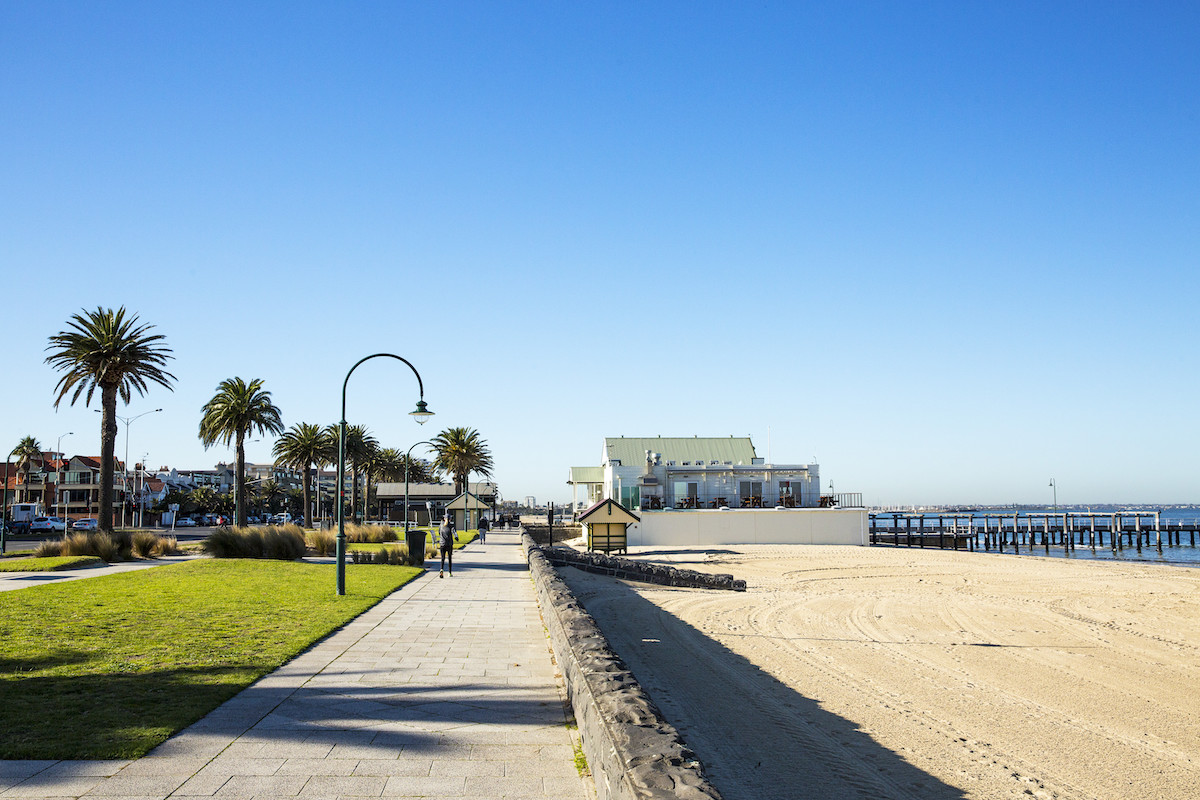 Port Melbourne Foreshore. Photographed by Josie Withers. Image via Visit Victoria.
