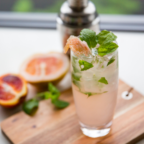 Grapefruit Mint Vodka Spritz
