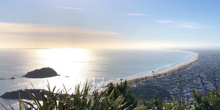 Mt. Maunganui. Photographed by Steph Stroud. Image supplied via Hunter and Bligh.