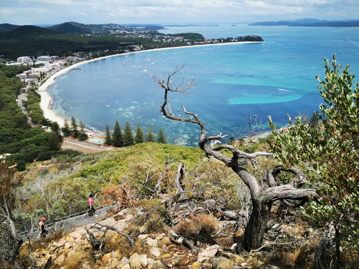 View from Tomaree Mountain. Image: Christopher Kelly