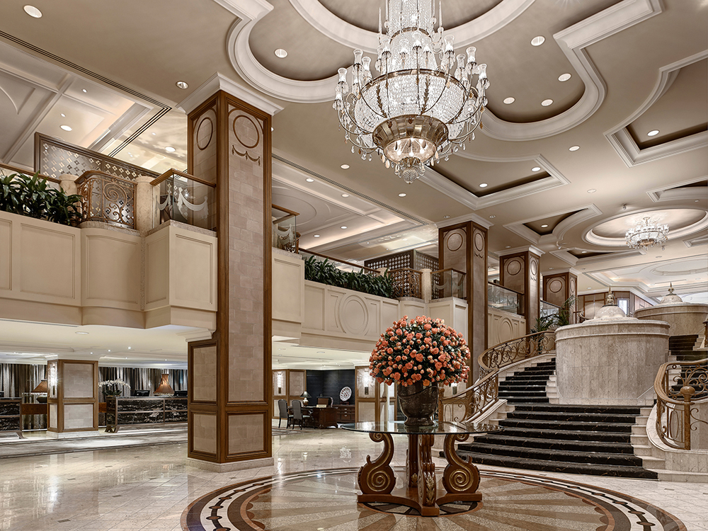 The Lobby at The Langham, Melbourne. Image provided