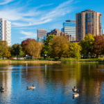 Loring Park, Minneapolis, Minnesota, USA. Image via Shutterstock.