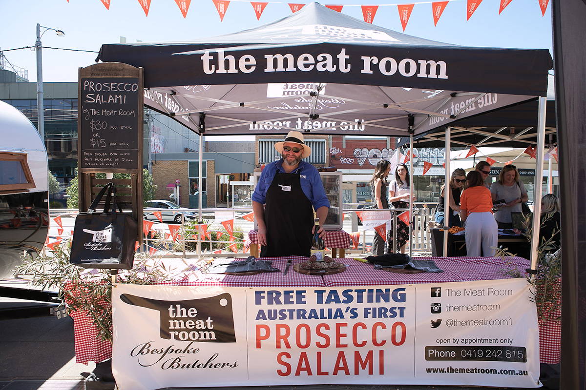 The Meat Room Prosecco Infused Salami. The Prosecco Festival. Image supplied