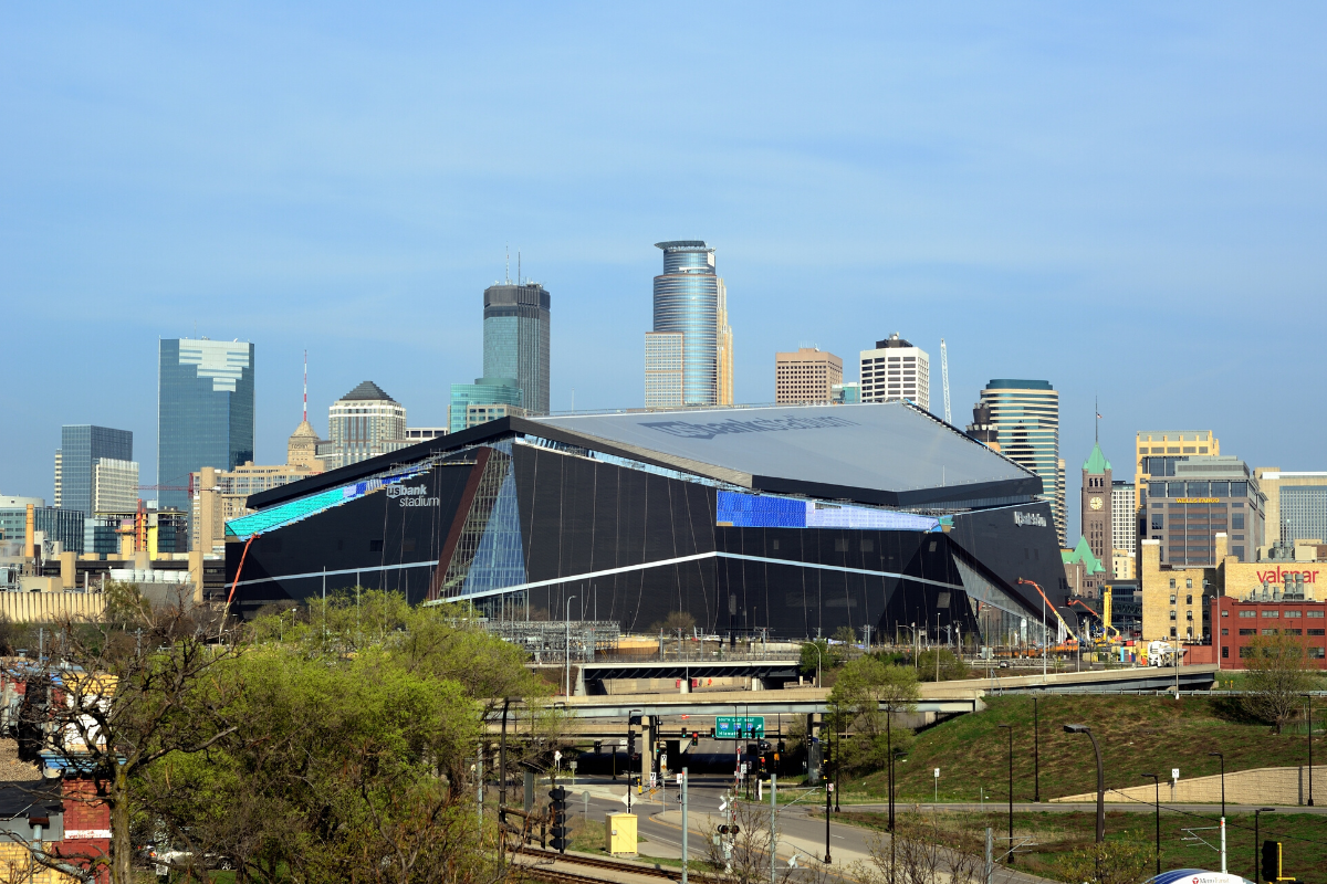 U.S. Bank Stadium Minneapolis, Minnesota, USA. Image via Shutterstock