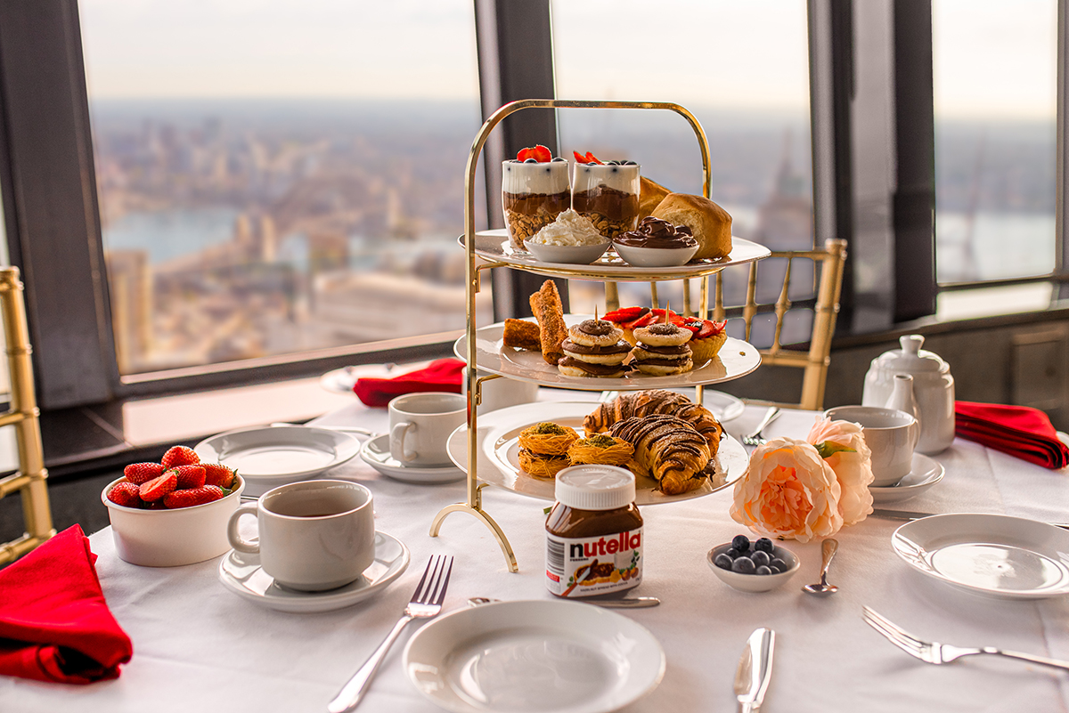 World Nutella Day Sky-High Tea at Sydney Tower Eye. Image supplied.