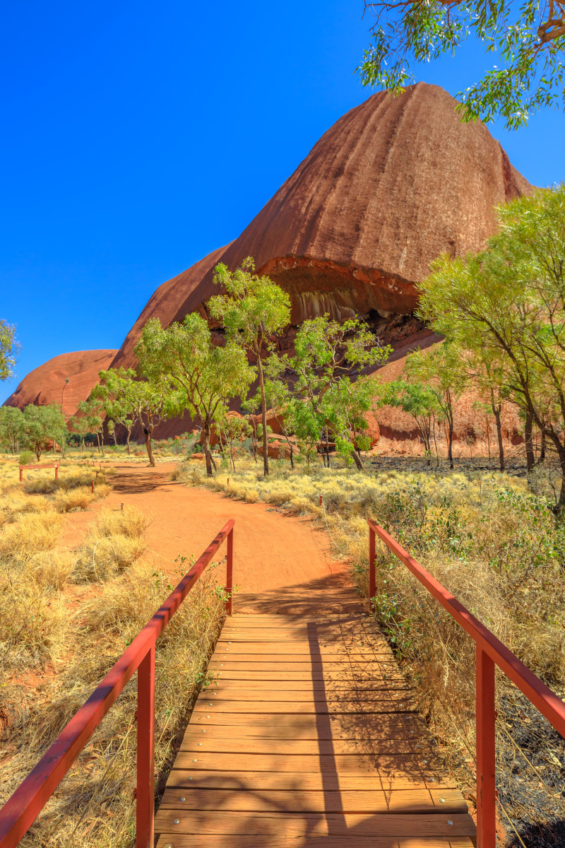 Uluru walking track. Image: Benny Marty