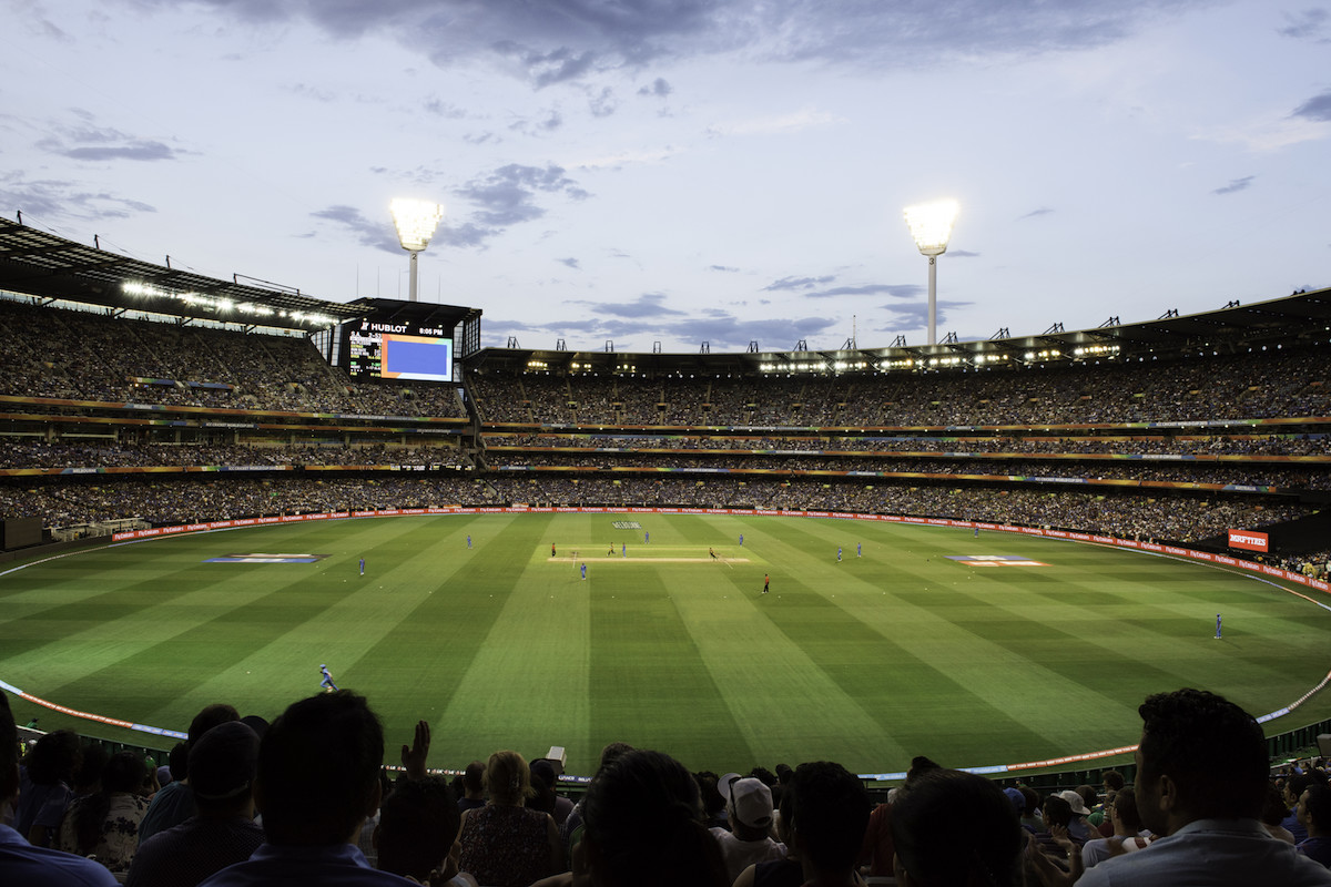 Cricket at the MCG. Photographed by Emily Godfrey. Image supplied via Visit Victoria.