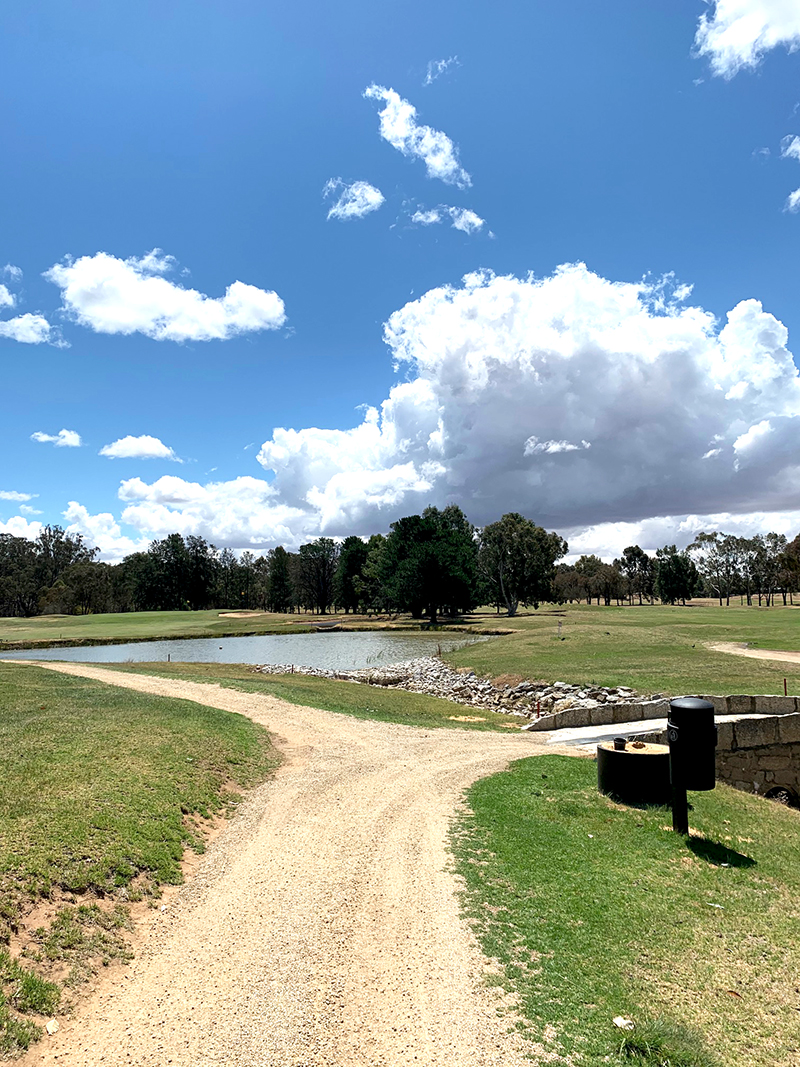 Cobram Golf Club, The Murray. Golf Course. Image via Rebecca Cherote for Hunter and Bligh
