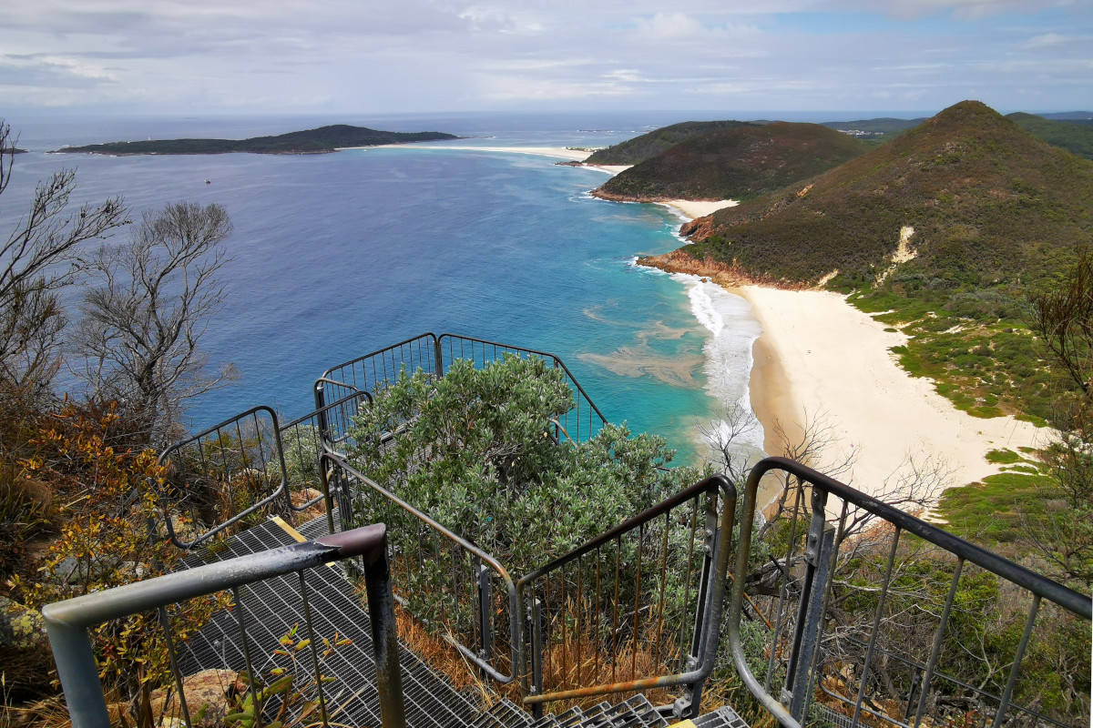 View south of Tomaree Mountain. Image: Christopher Kelly