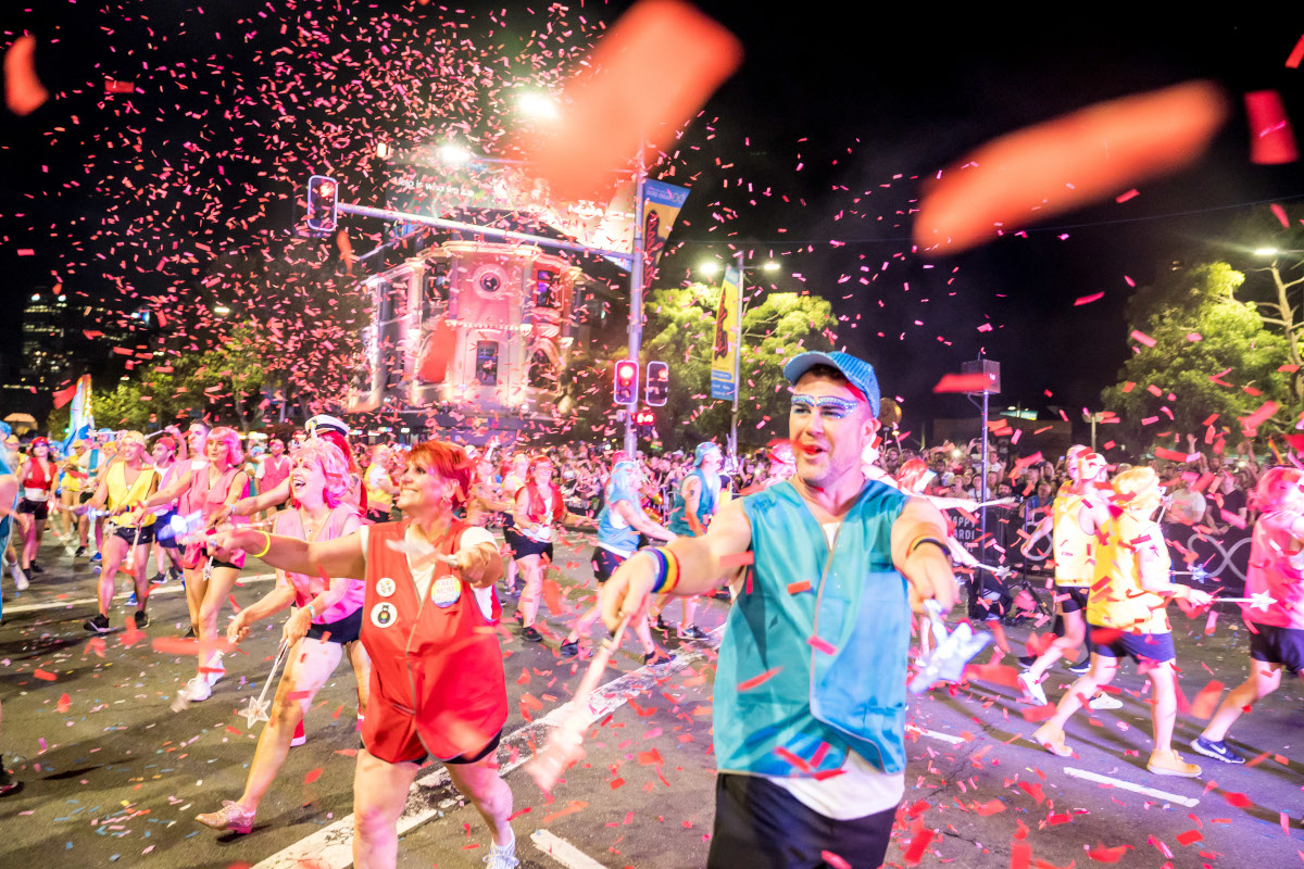 Float in Mardi Gras Parade 2019. Image: Jeffrey Feng 