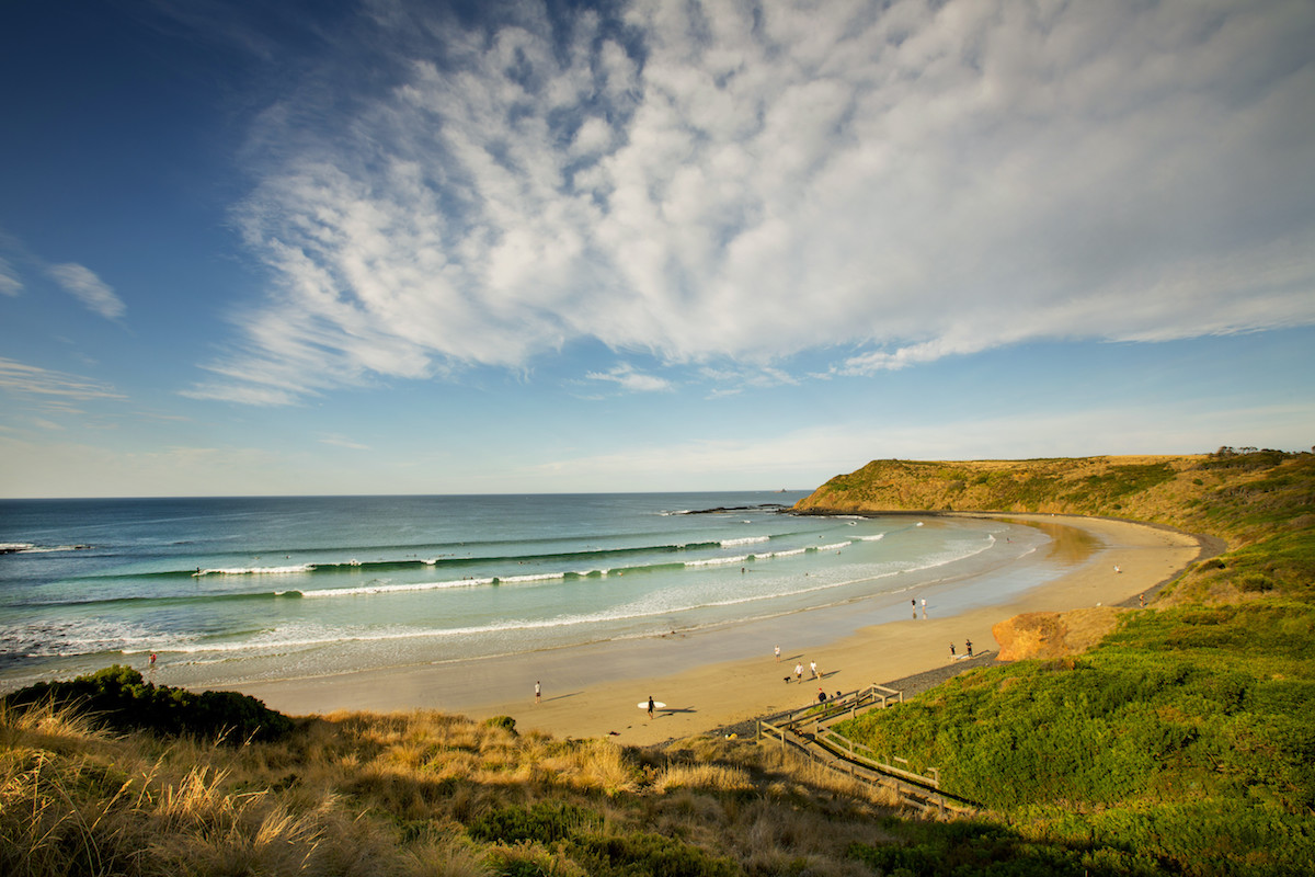 YCW Beach. Photographed by David Hannah. Image supplied via Visit Victoria.