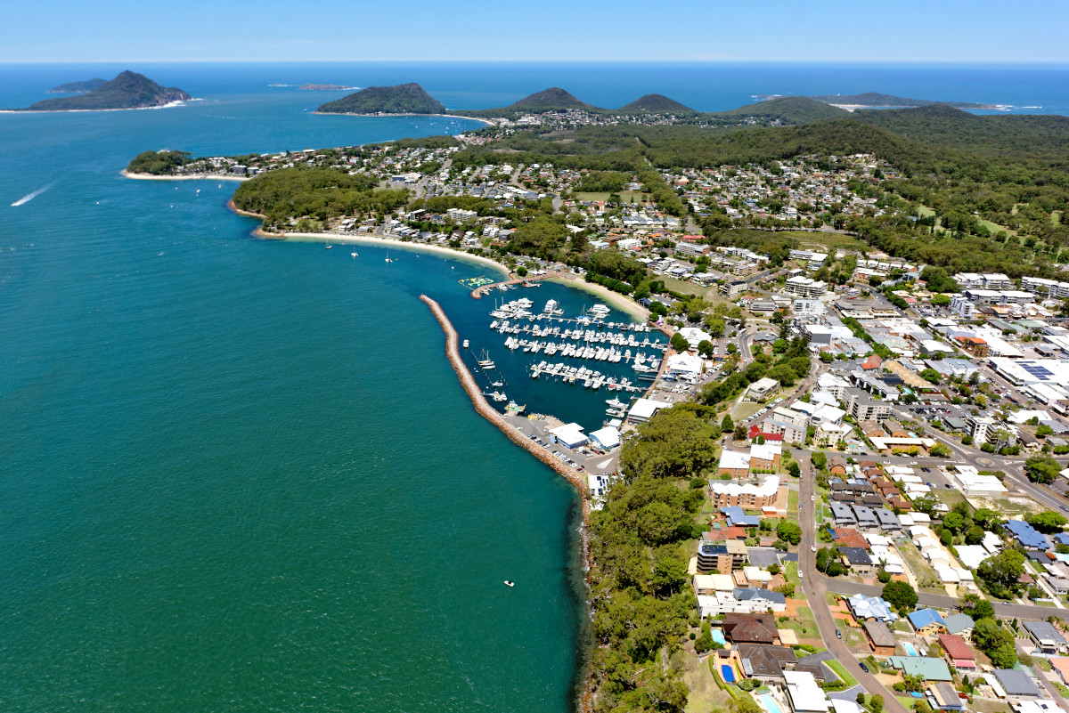 Nelson Bay. Image: Aerometrex / Shutterstock