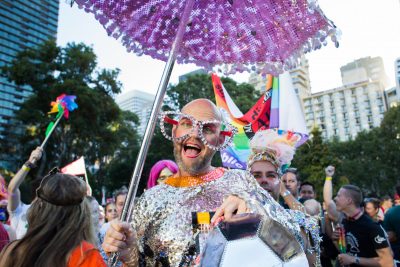 Mardi Gras Sydney, 2016. Photographed by Tripping The Light. Image via Shutterstock