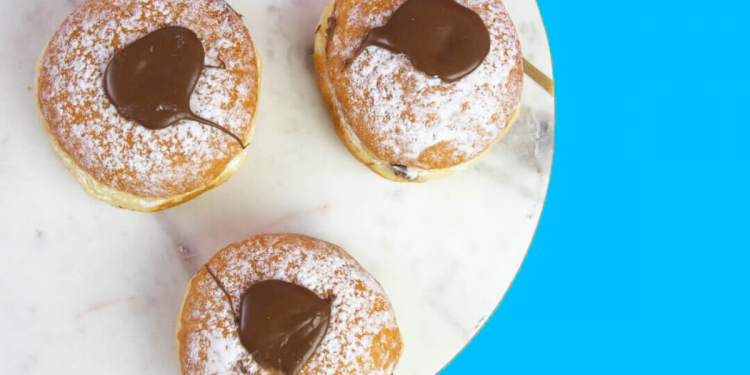 Goldeluck's Vegemite Doughnut. Image supplied
