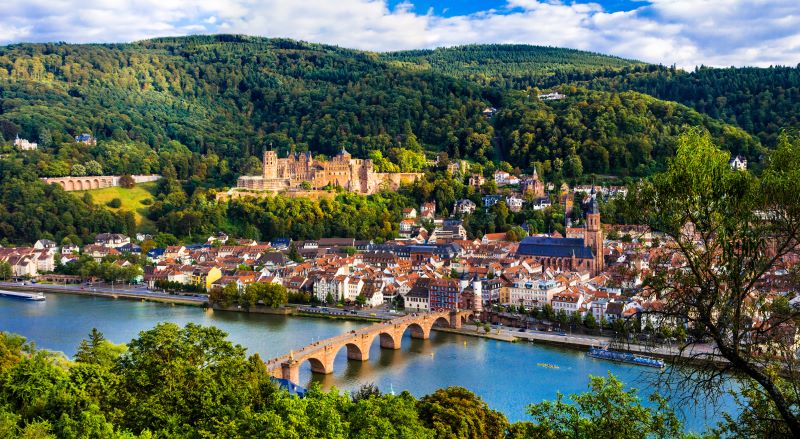 Heidelberg from above. 