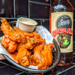 Milky Lane x Sailor Jerry Savage Apple. Sailor Jerry Savage Apple Chicken Wings. Image supplied
