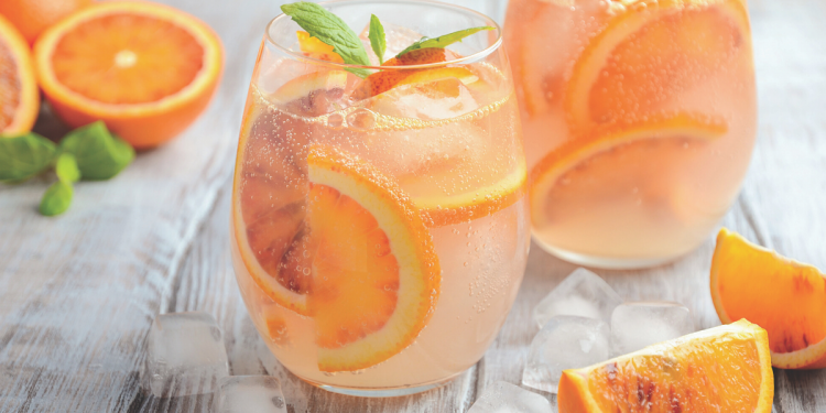 Wine infused cocktails for home. Yarra Burn Citrus Fizz. Image supplied