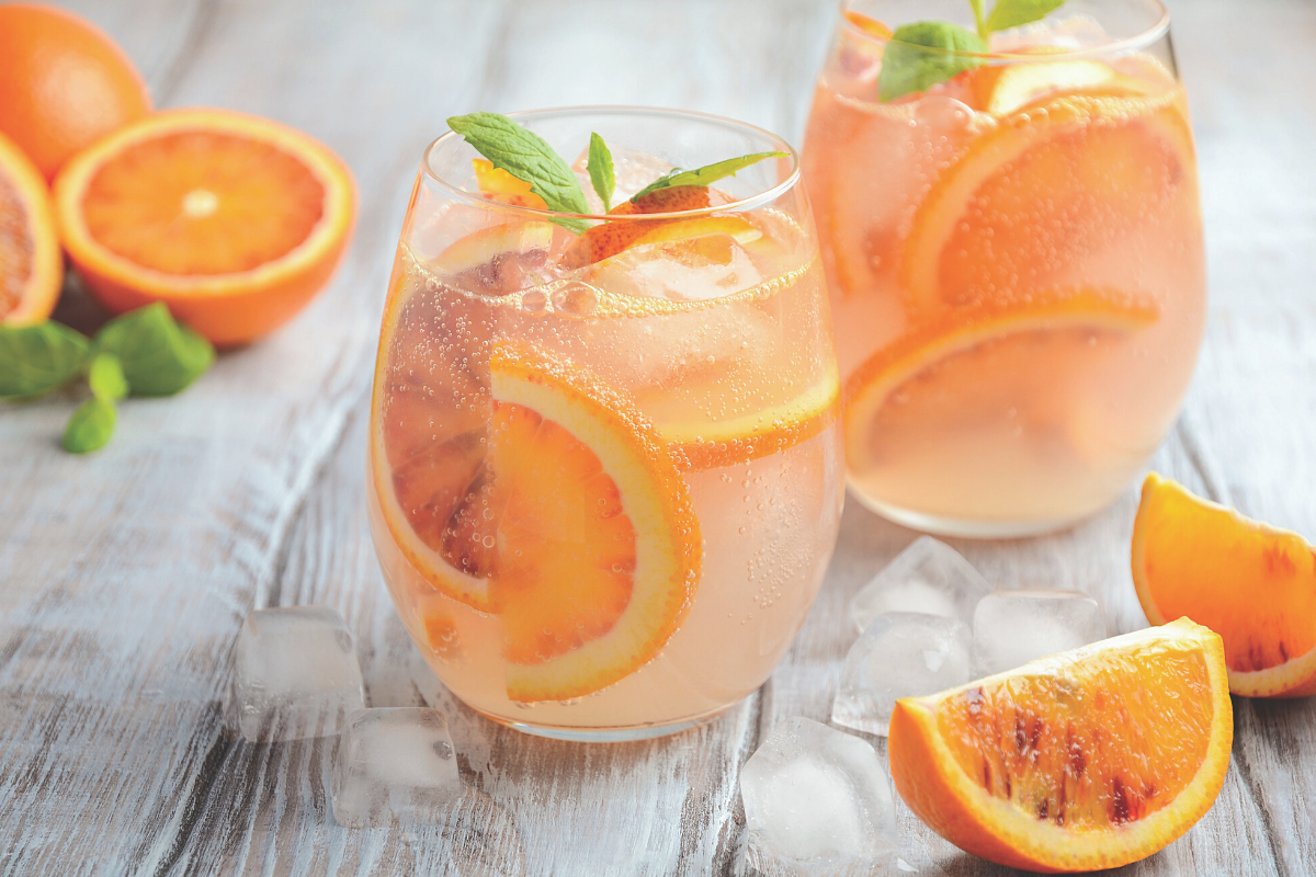 Wine infused cocktails for home. Yarra Burn Citrus Fizz. Image supplied