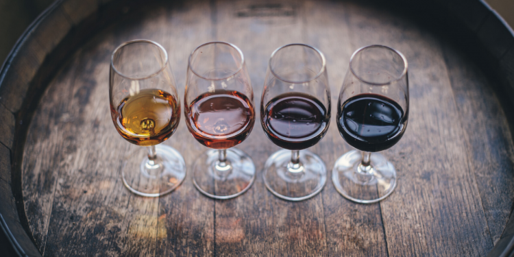 Wine. Photographed by Maksym Kaharlytskyi. Image via Unsplash