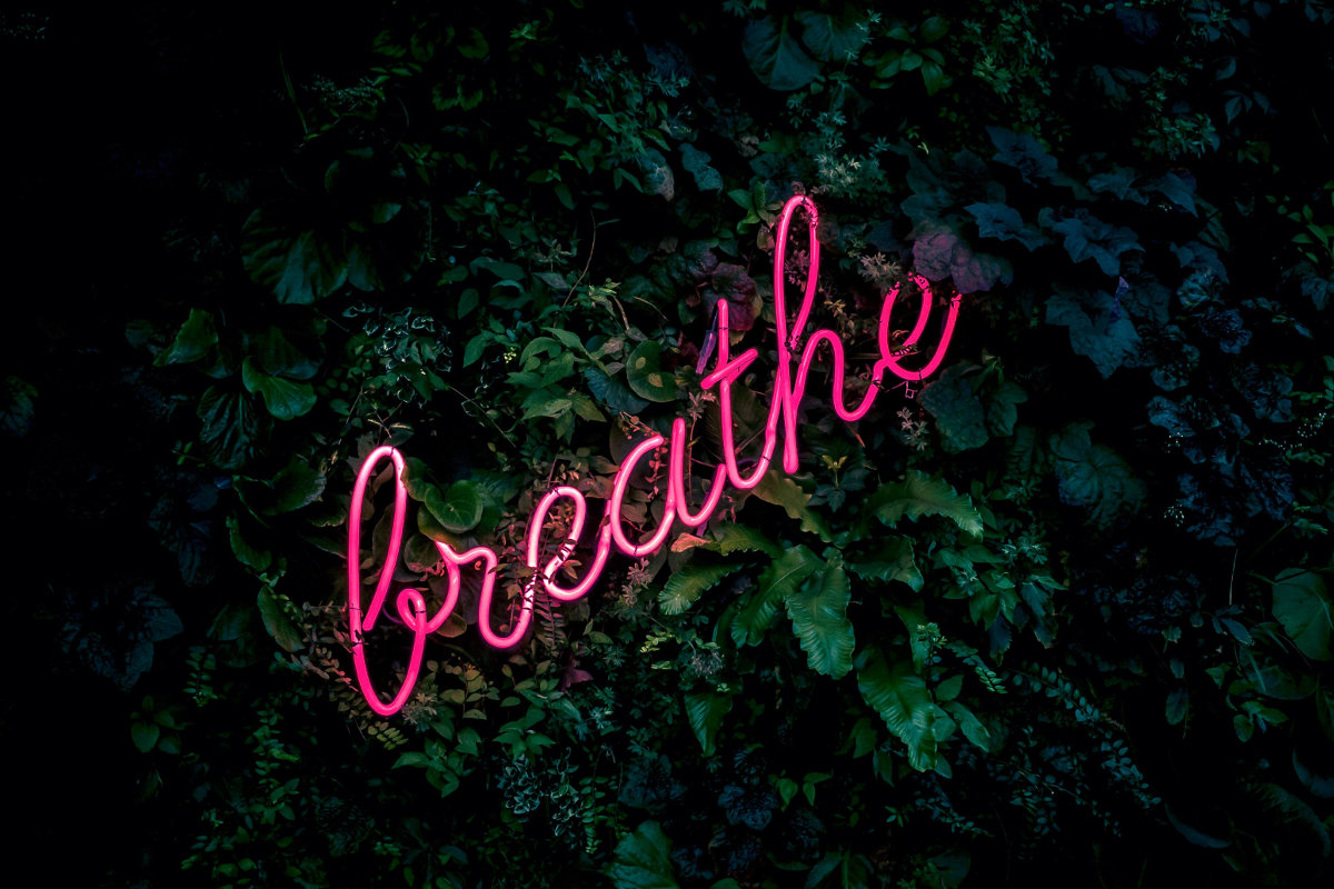 Breathe sign. Image: Fabian Møller via Unsplash