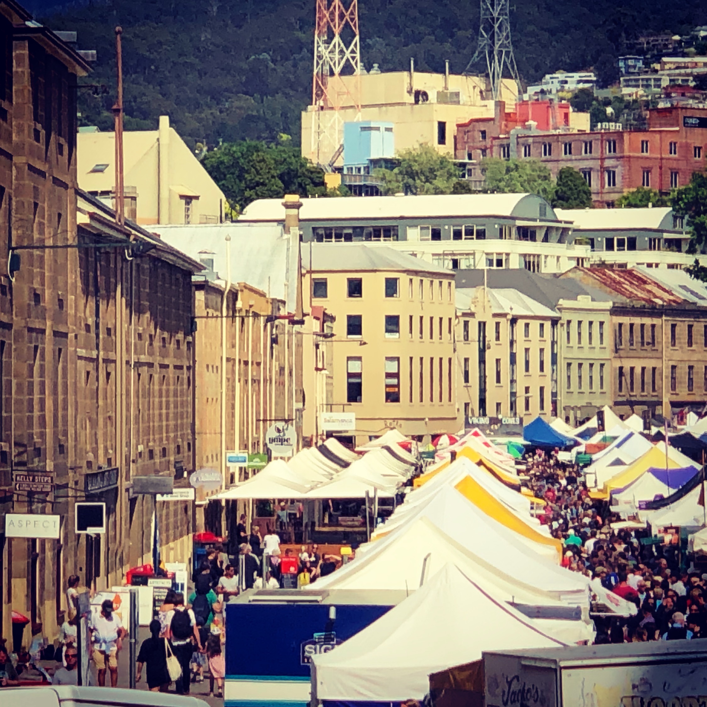 Salamanca Markets, Hobart.