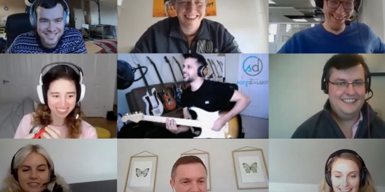 Virtual Happy Hour SongDivision. Image Supplied