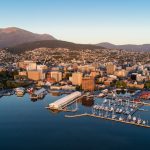 Hobart from above.