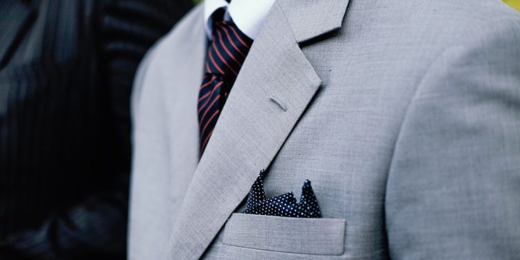 Man in suit.