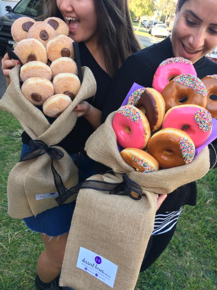 Donut Bouquets from Dessert Boxes