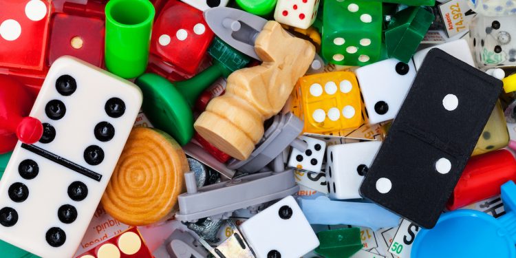 Board game pieces. Photographed by Diane C Macdonald. Image via Shutterstock