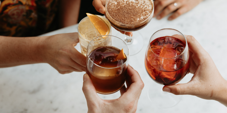 Cocktails. Smalls Bar. Photographed by Kate Shanasy