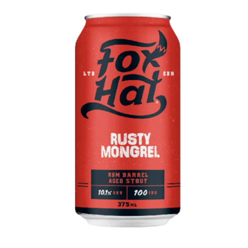 <strong>Fox Hat Brewing Co.</strong> Rusty Mongrel Rum Barrel Aged Stout