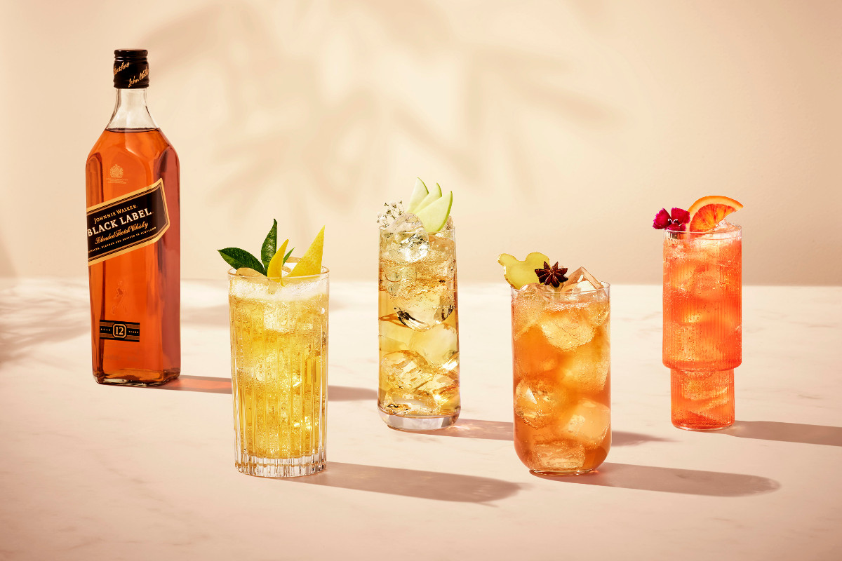 Johnnie Walker Highballs. Image: Supplied