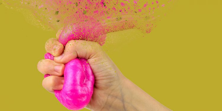 Satisfying squishing slime exploding. Photographed by Vladimir VK. Image via Shutterstock
