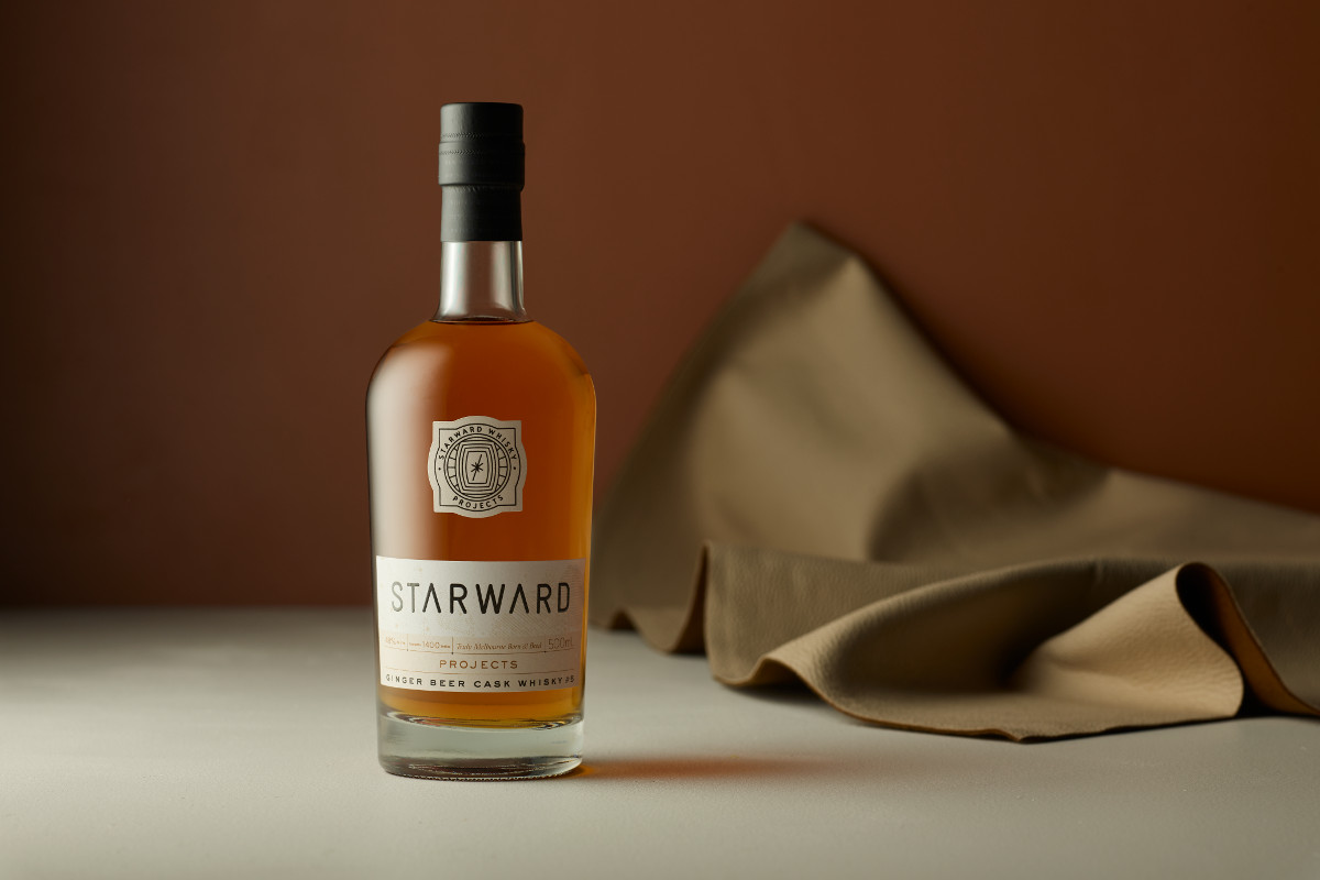 Starward Ginger Beer Cask Single Malt Whisky. Image: Supplied