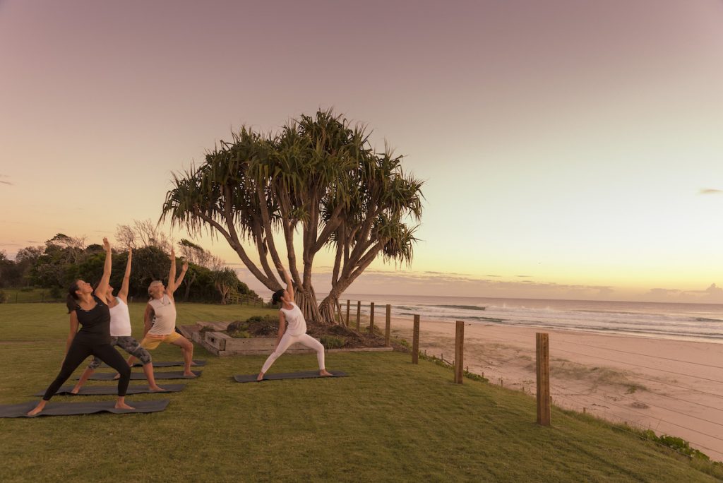 Sunrise Yoga with Elements of Byron Bay