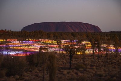 Uluru Sunset Session with First Nations music curated by Sounds Australia.