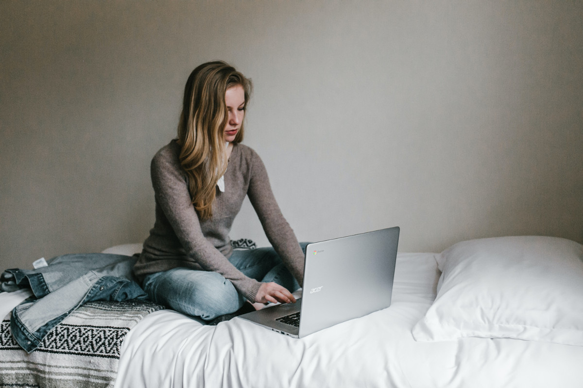 Working from home. Photographed by Andrew Neel. Sourced via Unsplash