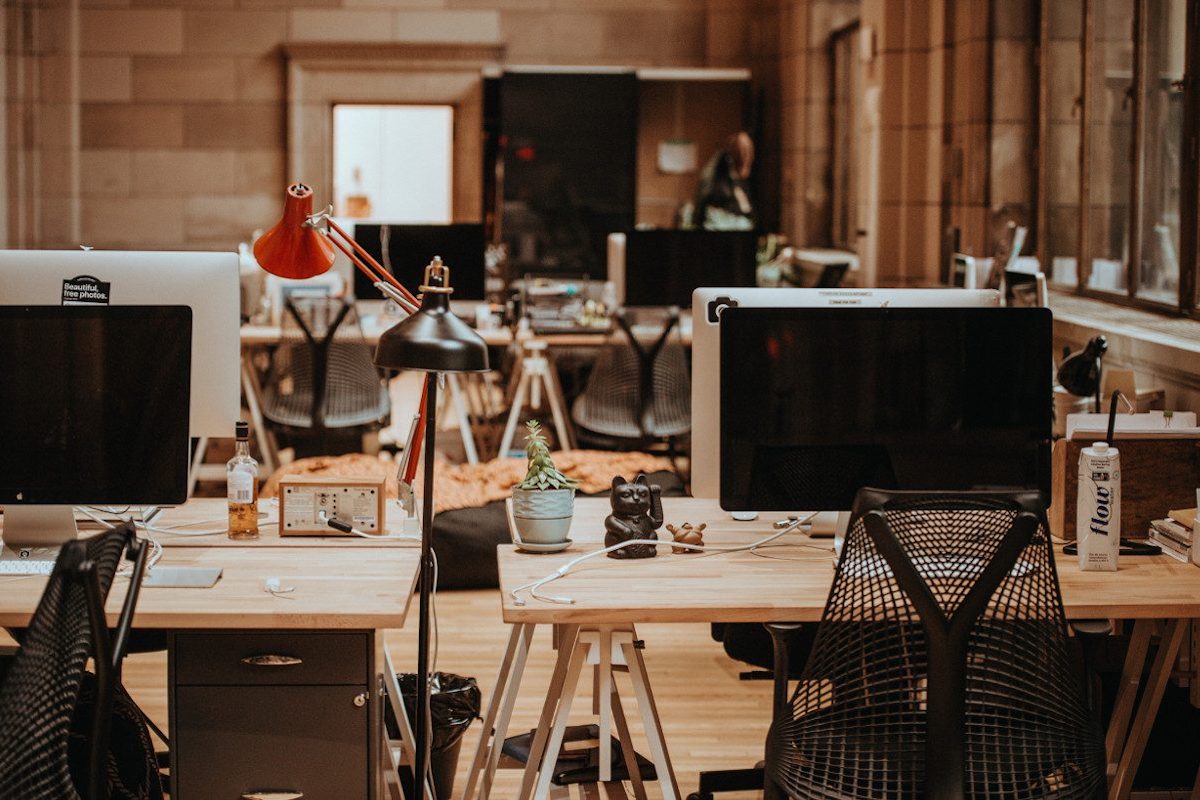 Workplace. Photographed by Annie Spratt. Sourced via Unsplash