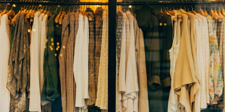 Clothing rack.