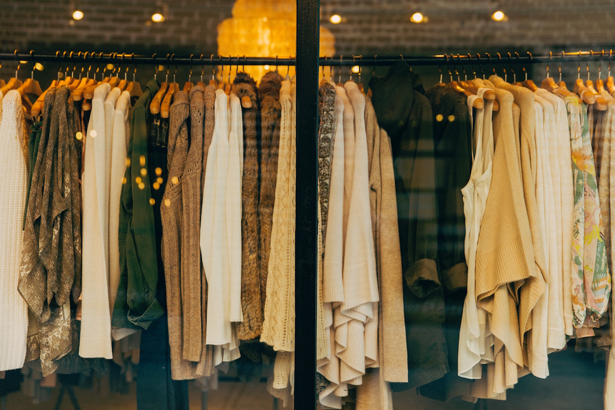 Clothing rack.