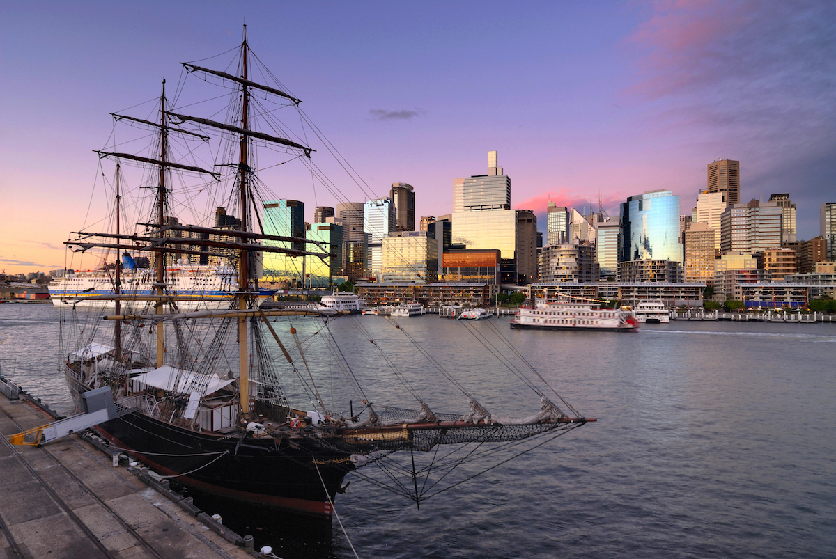 Darling Harbour Sunset.