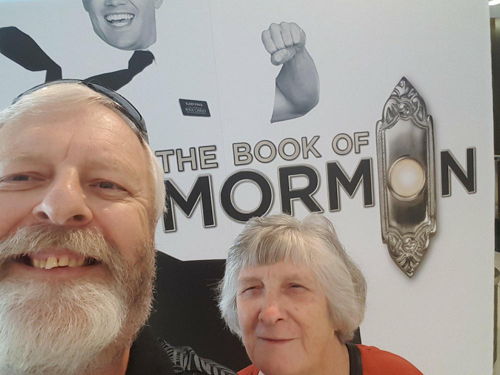 Selfie of Joy and Keith.