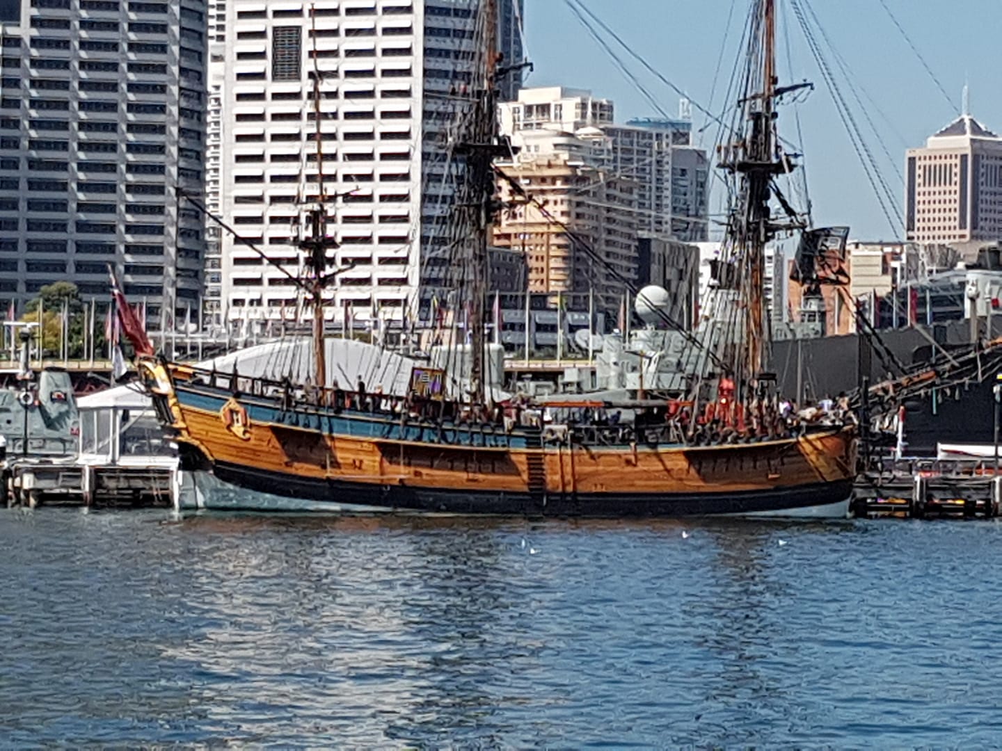 Boat on Darling Harbour.