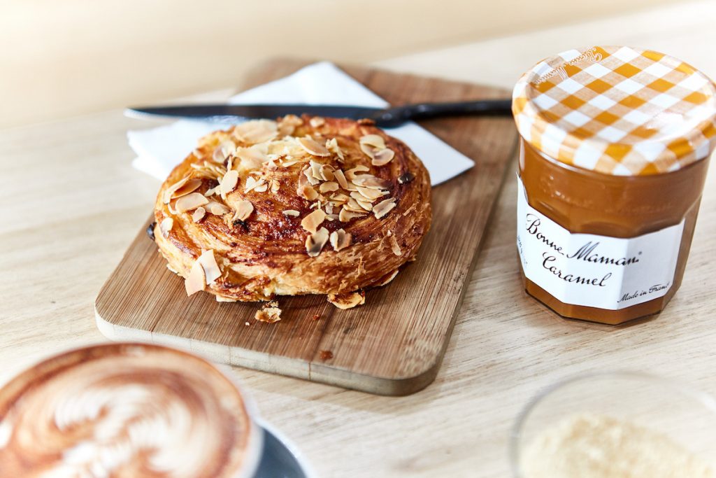Bonne Maman Caramel Spread and Croissant. Image supplied.