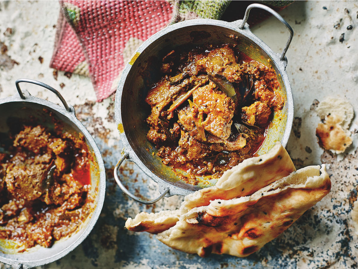 Anjum Anand's Slow-Cooked Karnataka Pork Curry Recipe. Spice Tailor. Image supplied